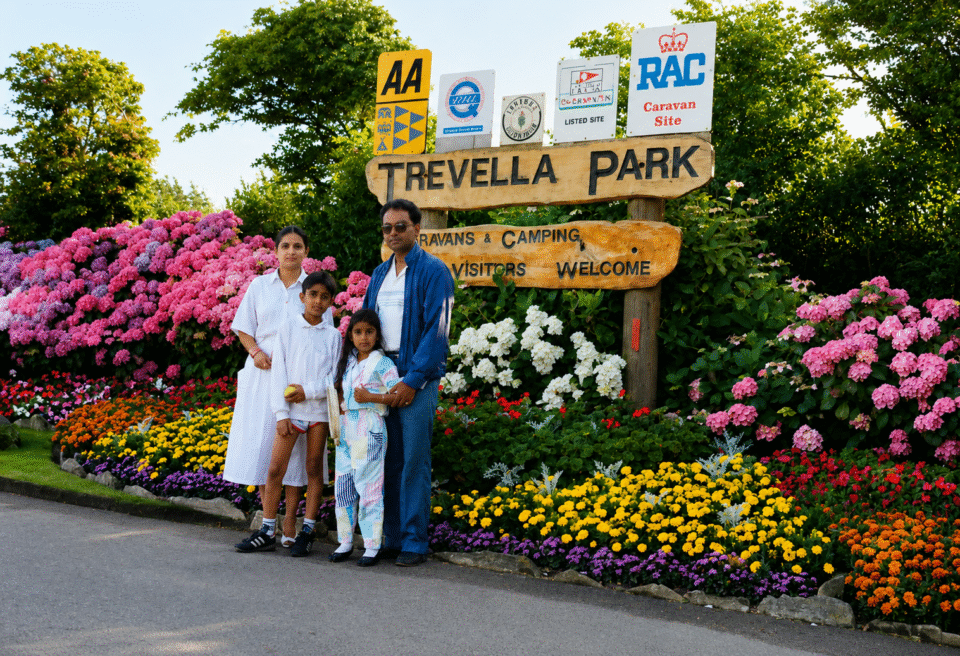 family in park